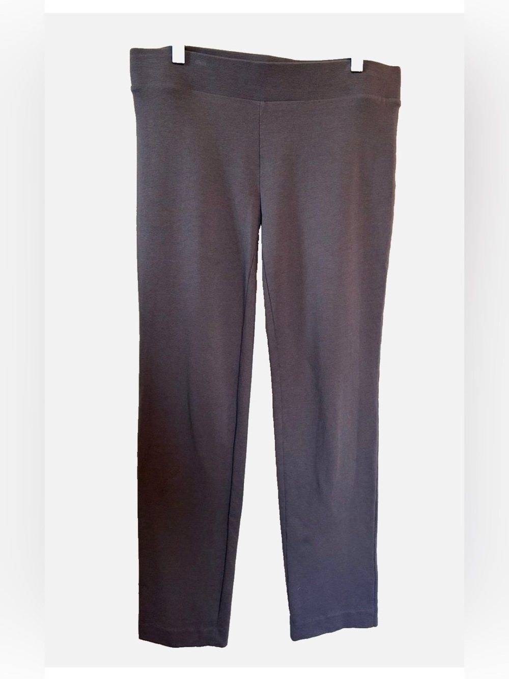 Pure Jill Slim Leg Knit Pants XS Gray Pima Cotton Modal Pull On Stretch J. Jill